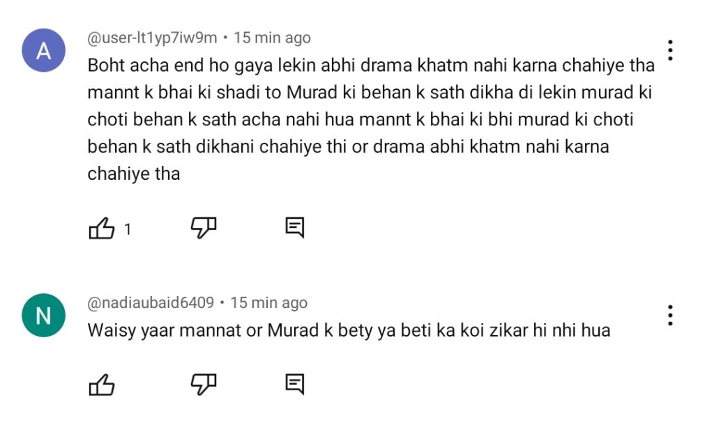 Mannat Murad Last Episode