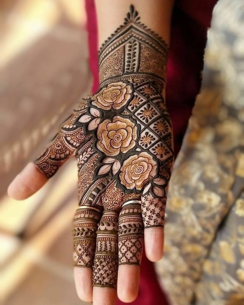 decent mehndi design