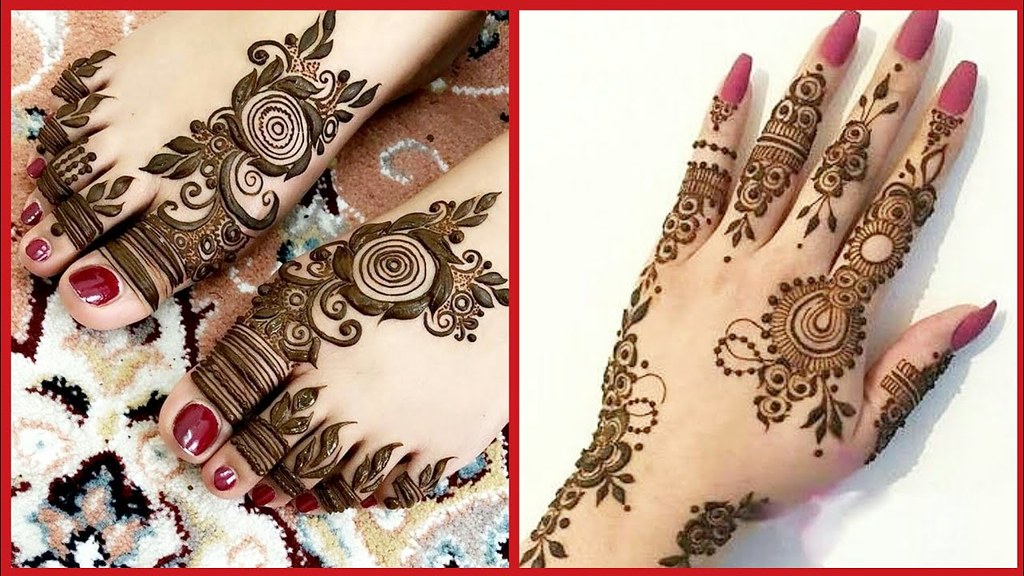 decent mehndi design