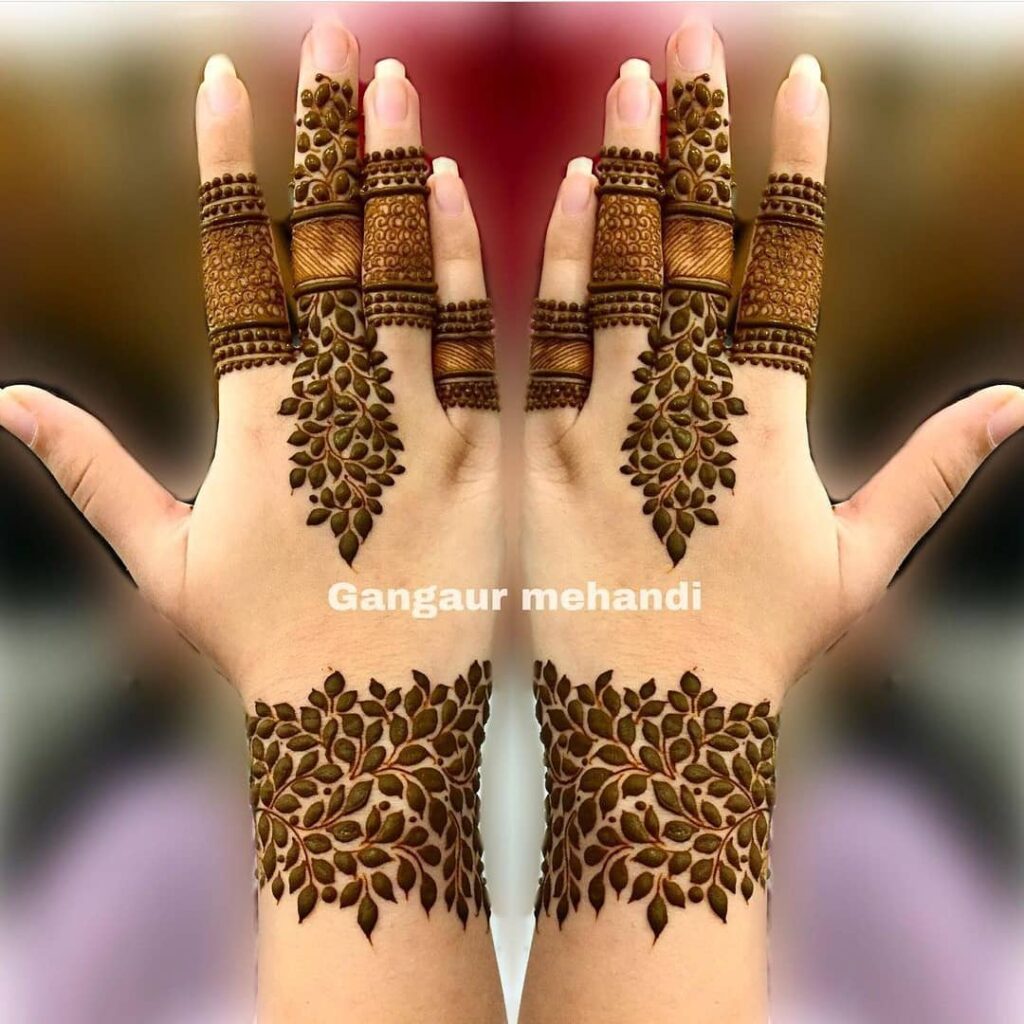 decent mehndi design