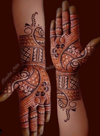 decent mehndi design