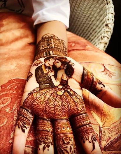 decent mehndi design