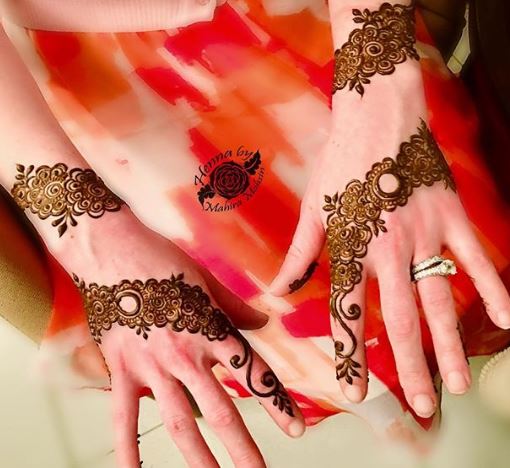 Minimalistic Mehndi Designs